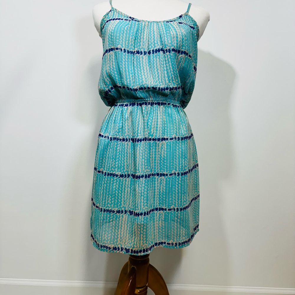 Best Society Blue Mini Dress Size Small